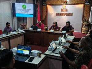 Rapat Evaluasi Pelaksanaan Kampung Iklim Kabupaten Tabanan